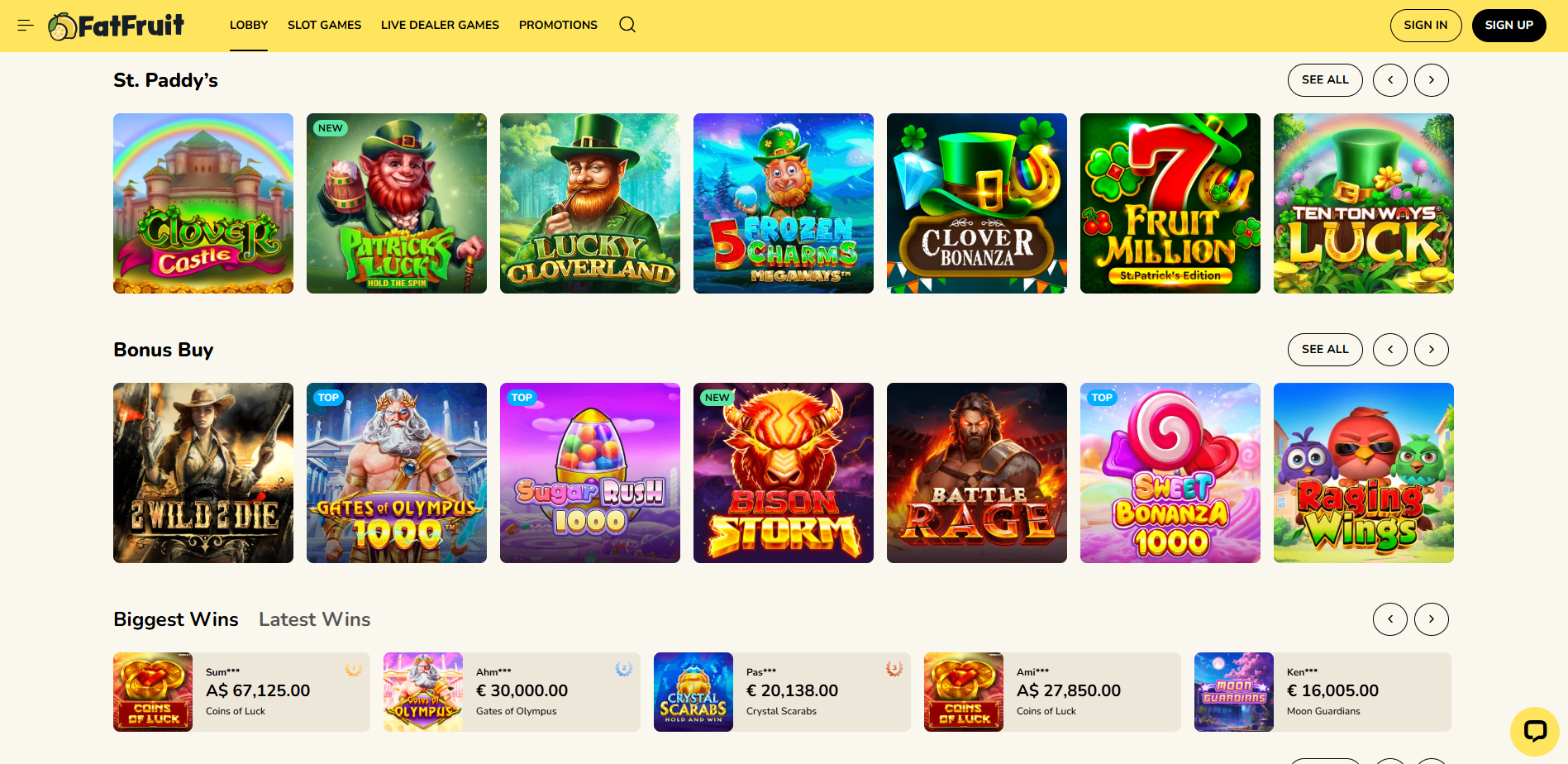 FatFruit Casino